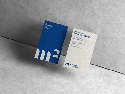 M2 Conseils Immobiliers — Brand Identity agence nantes brand branding design graphic design identity logo