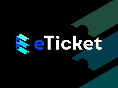 eTicket Logo branding e e logo eticket event logo event ticketing industry geometric logo graphic design idea lgo logo modern branding startup logo tech startup ticket ticket logo ticketing industry ticketing logo