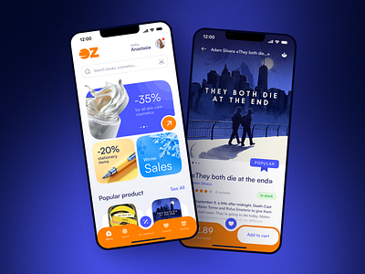 OZ.by — Redesign Book App Concept app app design book app figma mobile design mobileapp ui ui ux