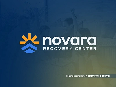 Logo For Recovery Center - NOVARA branding customdesign healing holistichealth hope logo logodesign mentalhealth recovery recoverycenter resilience restoration selfcare support therapy transformation treatment well being wellness wellnessdesign