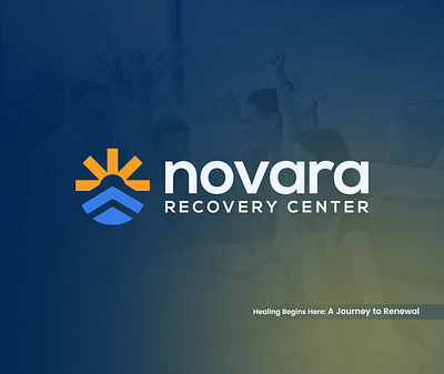 Logo For Recovery Center - NOVARA branding customdesign healing holistichealth hope logo logodesign mentalhealth recovery recoverycenter resilience restoration selfcare support therapy transformation treatment well being wellness wellnessdesign