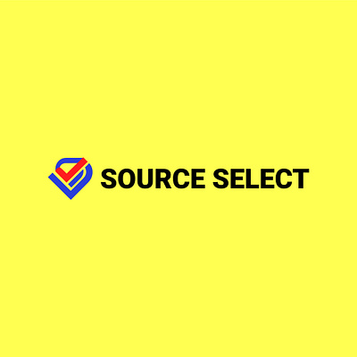 Source logo approval symbol branding business logo checkmark logo creative logo decision icon graphic design illustration it logo logo minimalist logo modern logo design quality check selection icon source select source verification trusted selection typography verified source yellow background