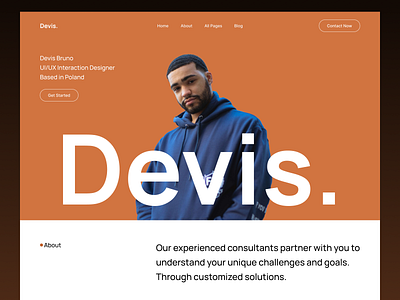 Portfolio-Web Header Design agency branding design marketing portfolio agency portfolio website ui ui design ux ux design visual web header website