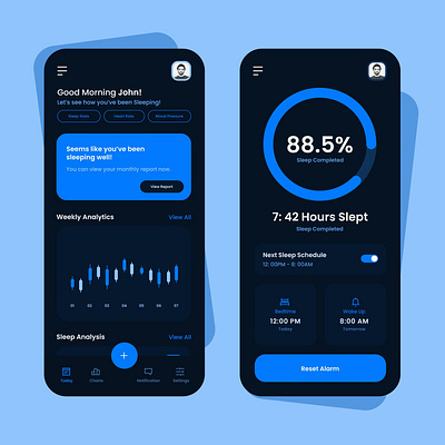 Alarm App🚀 I made in Figma. How do you guys Like it? animation graphic design motion graphics ui