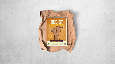 American Ad Federation — Resist art direction graphic design illustration