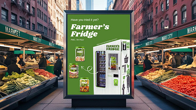 Poster Design: Farmers Fridge poster