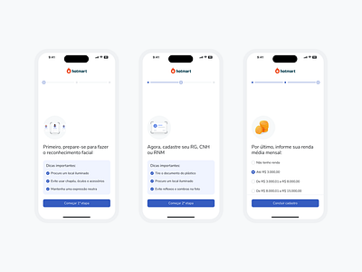 Onboarding KYC app design icon illustration mobile ui ux