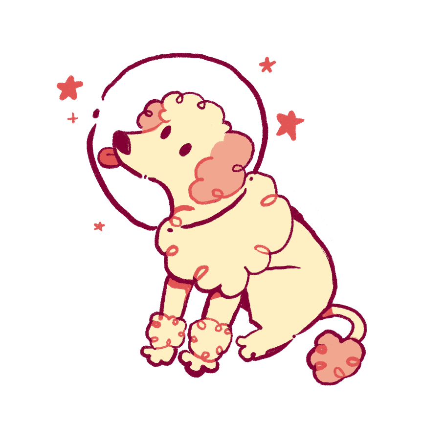 Project Laika: Log In 2d animal animation cartoon design dog dogs illustration pet pets poodle ui