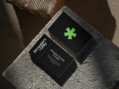 SO Business branding business cards dark graphic design