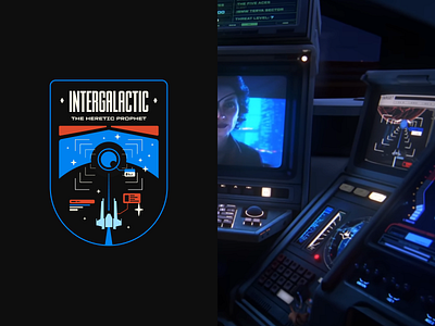 Intergalactic – Badge #1 badge concept design hud intergalactic naughtydog patch