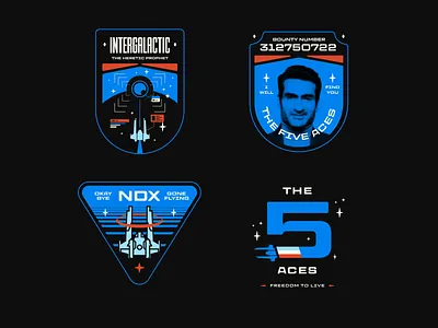 Intergalactic – Badges badge concept design intergalactic naughtydog patch sci fi scifi space