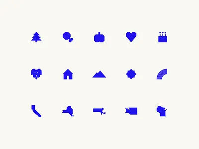 Instagram Highlight Icons blue brand branding clean daily design geometric graphic design highlight holiday holidays icon icon set icon suite iconography icons illustrator instagram travel vecotr
