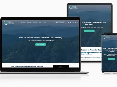 Finance Website Design San Diego - Yield Growth Advisors design ui ux website design