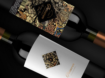 Paracosm branding packaging wine label design