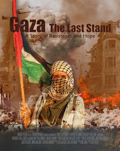 Gaza Film Poster graphic design movie poster