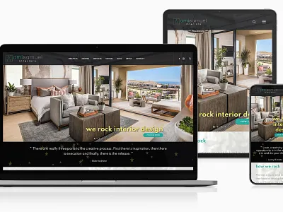 Interior Design Website Design San Diego - Ami Samuel Interiors interior design san diego ui ux website design website redesign