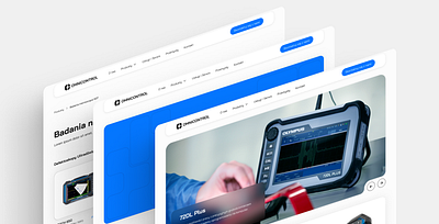 Website for Omnicontrol: Product Catalogue brand design figma online catalogue relume rwd ui design ux design webflow