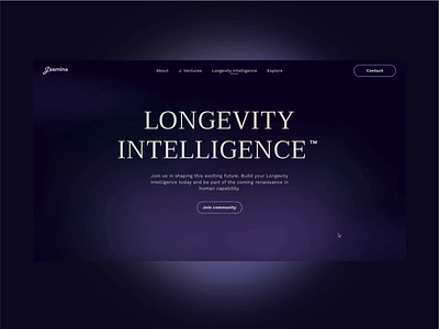 Longevity Intelligence circle line scroll scroll animation storytelling storytelling website website