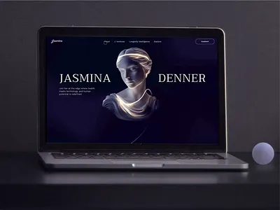 Storytelling Website For Jasmina Denner book interaction interactive website scroll statue storytelling storytelling website