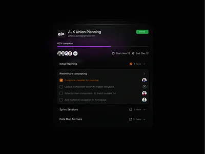 ALX Planning project development.