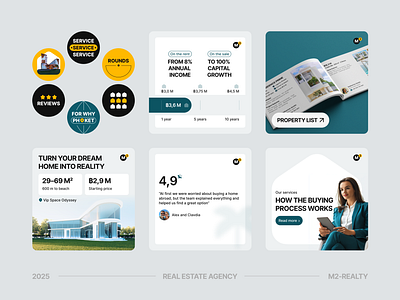 Real Estate Advertising Campaign branding graphic design landing page real estate social media ui web design