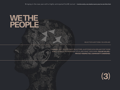 CoLAB Revival | we the people branding design graphic design music typography ui