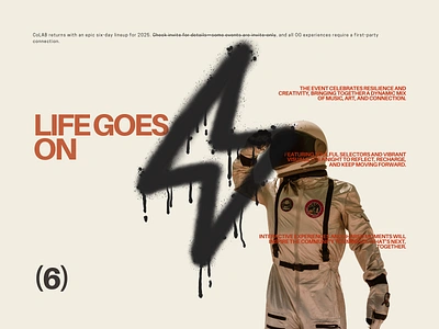 CoLAB Revival | life goes on branding design graphic design music typography ui