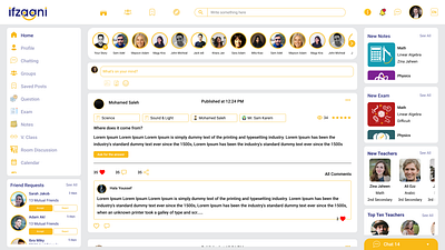 Ifzaani - Social Education App branding graphic design logo ui ux