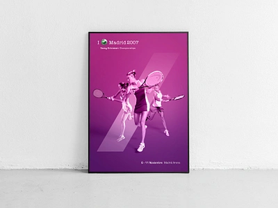 Sony Ericsson — WTA Finals art direction graphic design