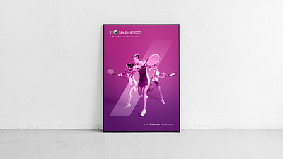 Sony Ericsson — WTA Finals art direction graphic design