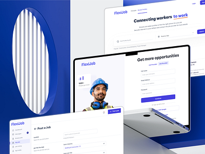 FlexiJob - A Job Marketplace Website for Workers and Providers admin dashboard australian construction worker website dashboard flexijob job dashboard job marketplace marketplace sydney design sydney website trending uiux web application web panel website design worker dashboard worker website