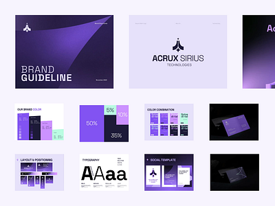 Acrux Sirius - Digital Solutions | Brand Guidelines brand identity branding logo design