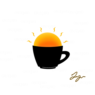 Cup of Sunshine Logo design graphic design logo