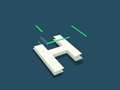 Letter H Animation 3d 3d animation after effects animation letter h motion graphics