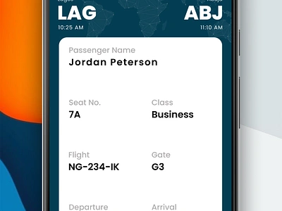 Daily UI Challenge 024 - Boarding Pass app design branding daily ui challenge dailyui design figma illustration logo mobile app mobile ui ui uiux web app web ui