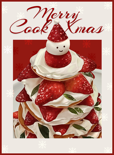 Merry Xmas illustration poster art graphic design illustration poster