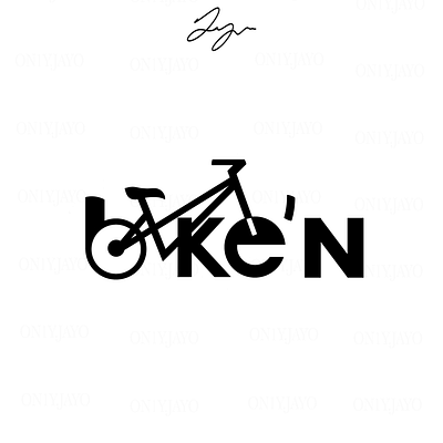 Just Bike'N Logo Example branding graphic design logo