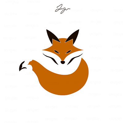 Foxy Illustration Example branding graphic design illustration logo