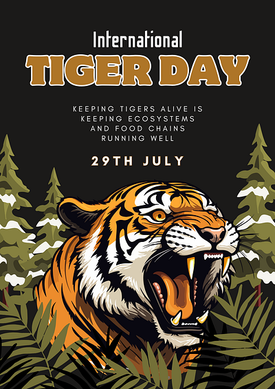 Roar for a Cause: Save the Tigers! 3d adobeillustrator animation app branding candesign design graphic design icon illustration logo logodesign motion graphics packaging packagingdesign trending typography ui ux vector