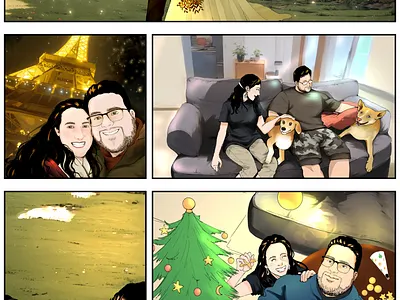 alexandra annyversary project annyversary comic design drawing gift graphic design illustration manga