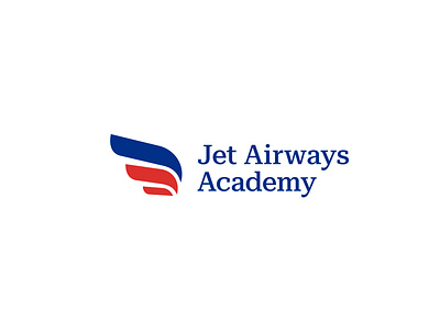 Jet Academy concept 3 academy airplanes airways blue brand brand design brand identity branding concept logo design font fullname jet logo red serif visual identity