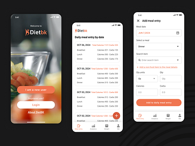 ✨A User-Centric Design for Diet App animation appdesign best design branding design designer diet app dribbblecommunity freelancedesigner healthapp mealplanner mobileappdesign phshamim productdesign ui ui ux uiux designer uiuxdesign ux weightmanagement