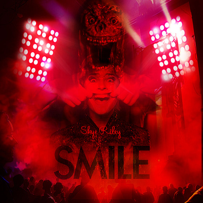 Smile 02 - Fan Art Poster design digital art graphic design skye riley smile 02