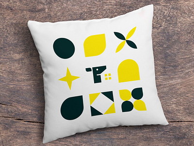 Rumah Rusa Pillow Design brand illustration logo logodesign pillow vector