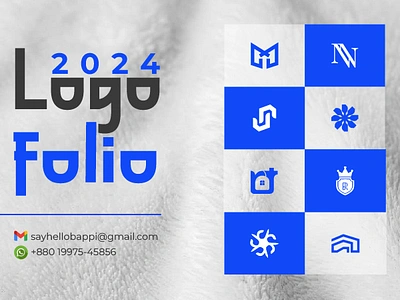 Logo folio 2024 2024 2024 logo folio blue brand design brand guide brand identity creative dark design graphic design guide identity illustration logo logo design logo folio minimal modern ui unique