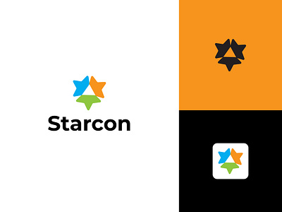 Starcon modern tech logo design| technology| innovation business logo creative custom logo design graphic design innovation logo logo creator logo design logo designer logo idea logo maker logo mark logofolio modern logo star mark tech logo technology unique unique logo