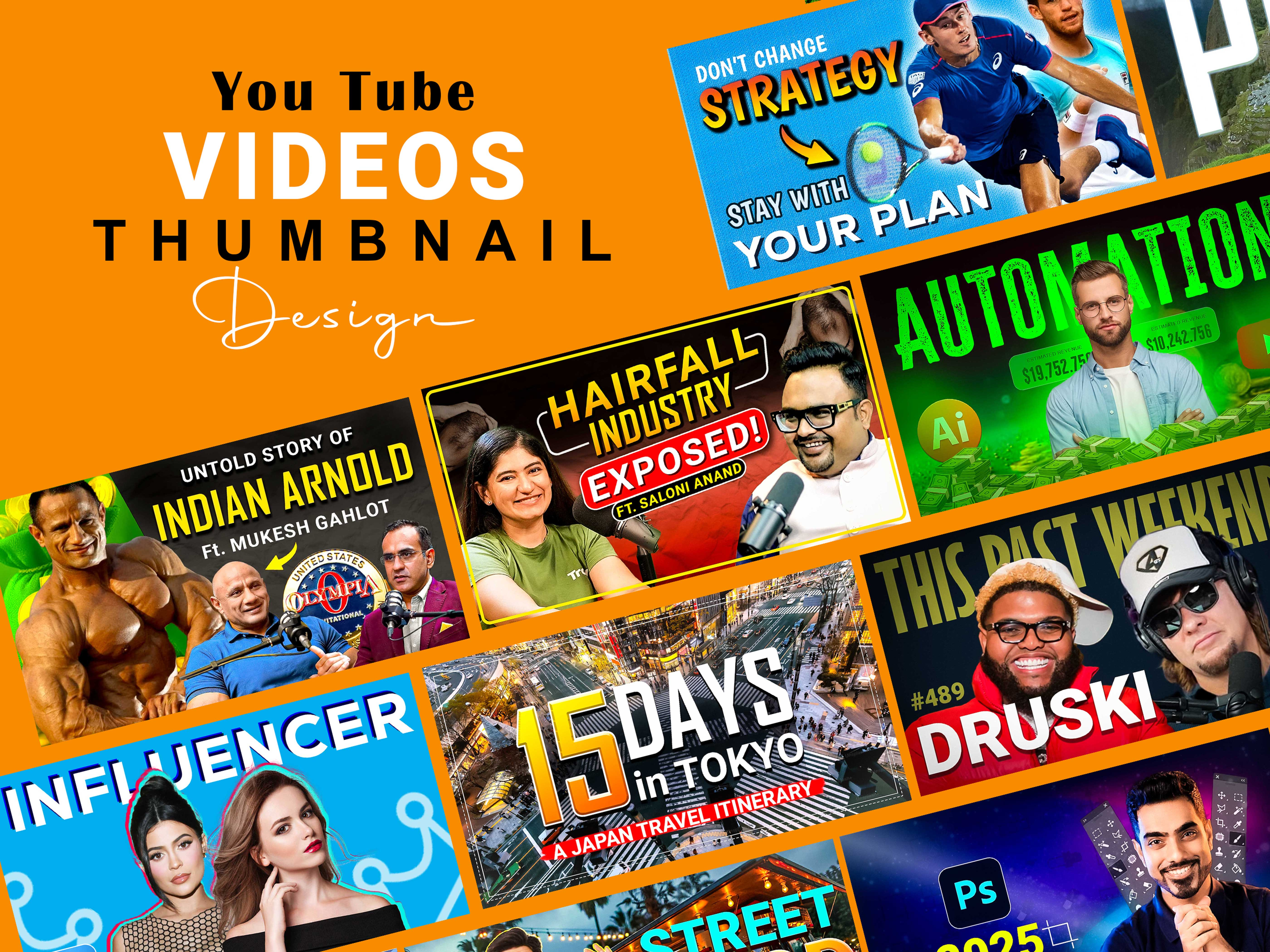 Example of Eye Catching You Tube Thumbnail Design