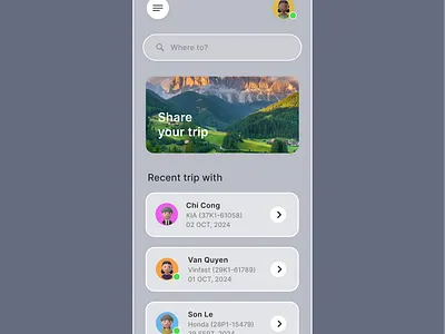 Home screen for a travel app app design figma home screen mobile app travel app ui ui ux