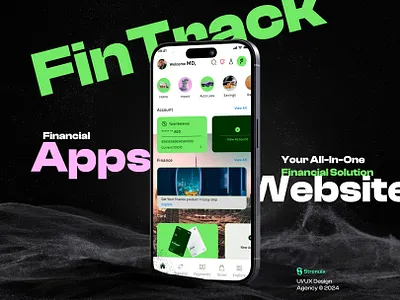 Fintech | FinTrack banking Mobile App bank banking app banking website blockchain branding exchange finance fintech fintech app graphic design logo mobile app payments transactions ui ux
