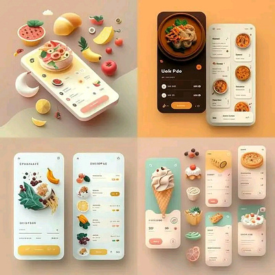 Snacky app UI ui ux